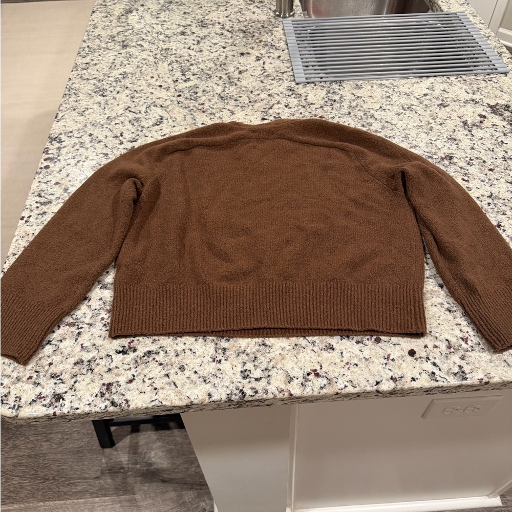 Abercrombie & Fitch Brown Crewneck Sweater with Horse Design - Picture 4 of 4